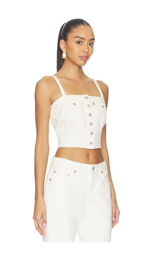 Denim Tube Top in White. - size S (also in XL, XS) - LEVI'S - Modalova