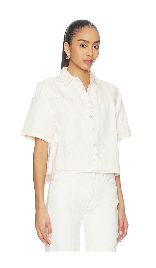 Logan Short Sleeve Denim Shirt in White. - size L (also in M, S, XL) - LEVI'S - Modalova