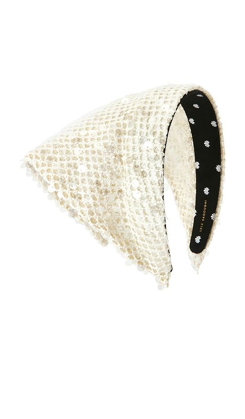 Lele Sadoughi Headband in White - Lele Sadoughi - Modalova