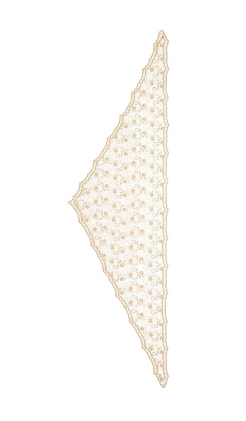 Audrey Lace Scarf in Neutral - Lele Sadoughi - Modalova