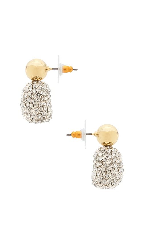 Pebble Stud Earrings in Metallic Silver - Lele Sadoughi - Modalova