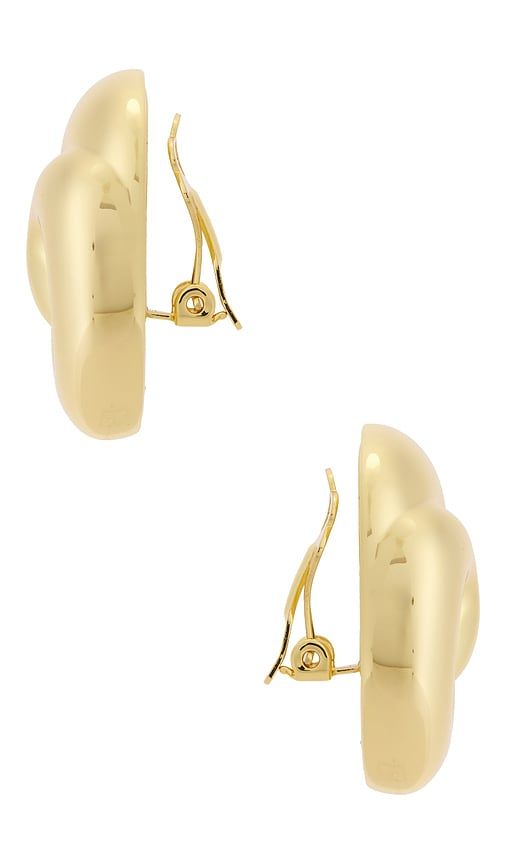 Spiral Dome Clip-on Earrings in Metallic - Lele Sadoughi - Modalova