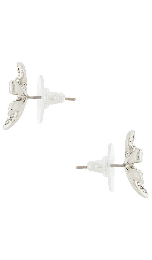 Pave Water Lily Stud Earrings in - Lele Sadoughi - Modalova