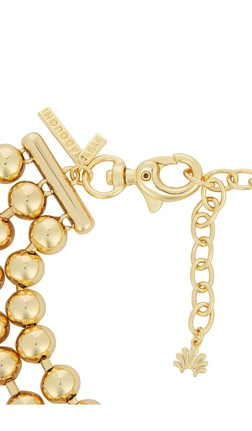 Diana Triple Row Necklace in Metallic - Lele Sadoughi - Modalova