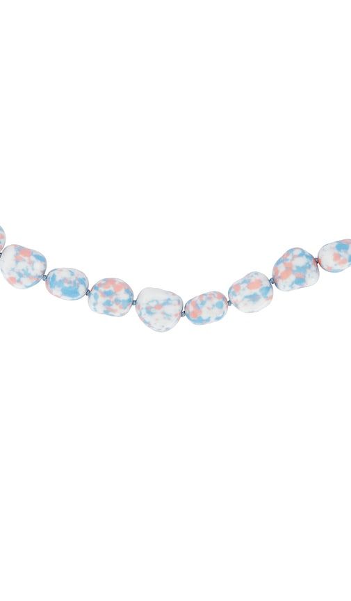 Baroque Collar Necklace in Coral - Lele Sadoughi - Modalova