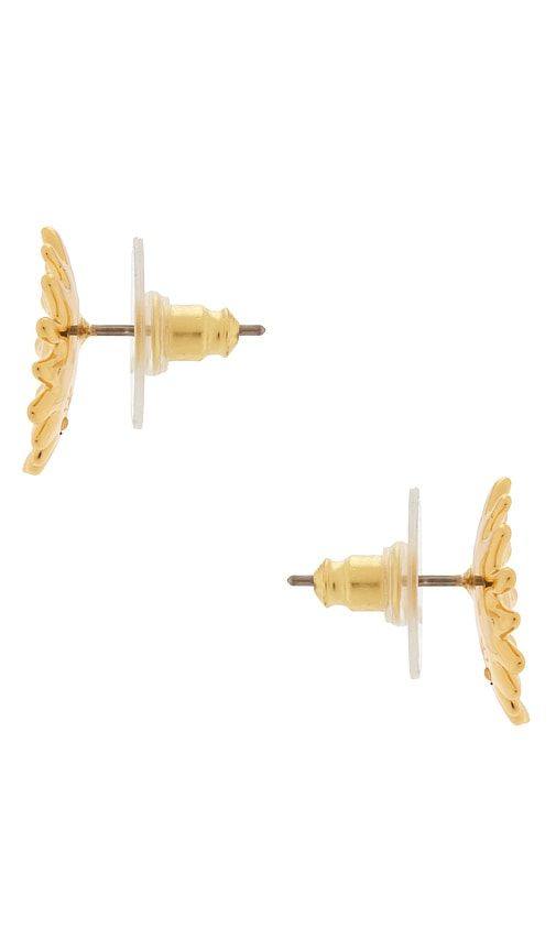 Soleil Stud Earrings in Metallic - Lele Sadoughi - Modalova