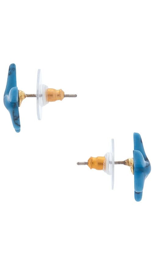 Starfish Stud Earrings in Blue - Lele Sadoughi - Modalova
