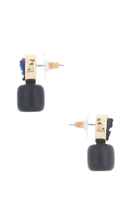 Agate Pebble Stud Earrings in Blue - Lele Sadoughi - Modalova