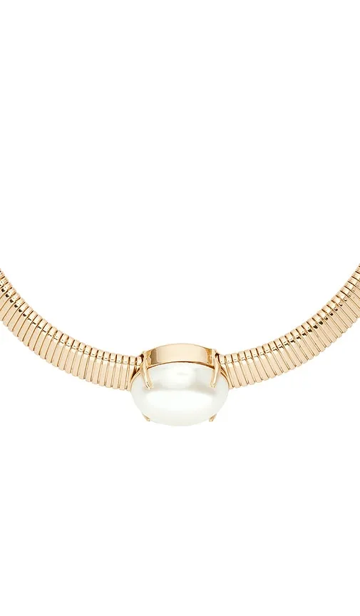 Set Snake Chain Necklace in Metallic Gold - Lele Sadoughi - Modalova