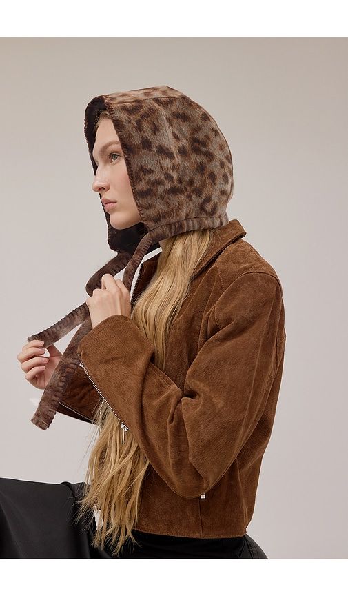 LELET NY Masha Wool Hood in Brown - LELET NY - Modalova