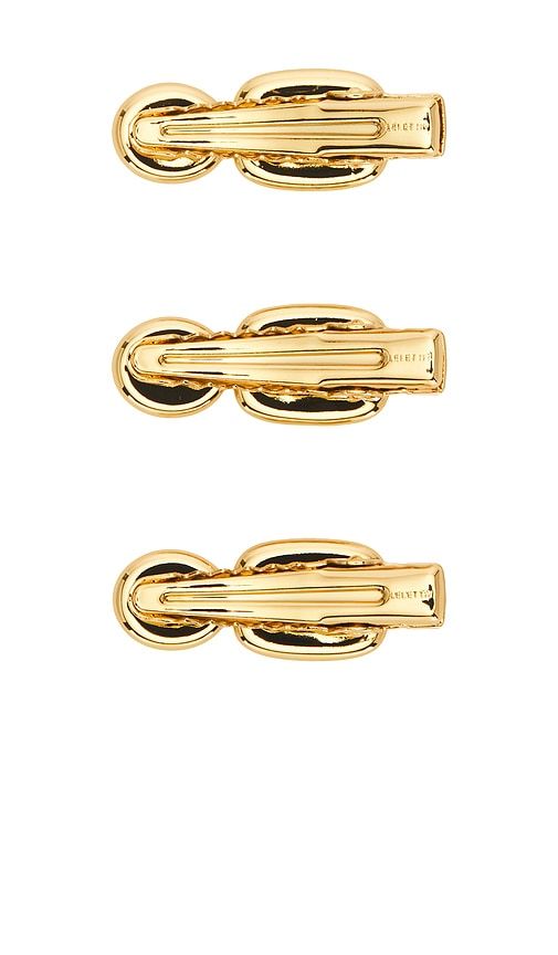 Vega Clip Set Of 3 in Ivory - LELET NY - Modalova