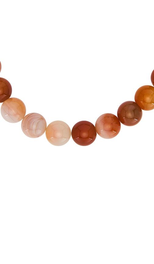 Bodie Stone Necklace in Blush - LELET NY - Modalova