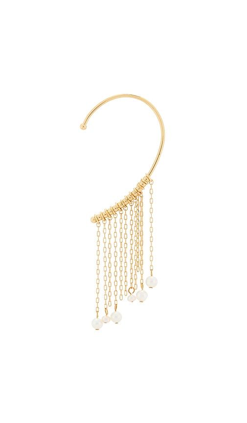 Freshwater Tassel Ear Cuff in Metallic - LELET NY - Modalova