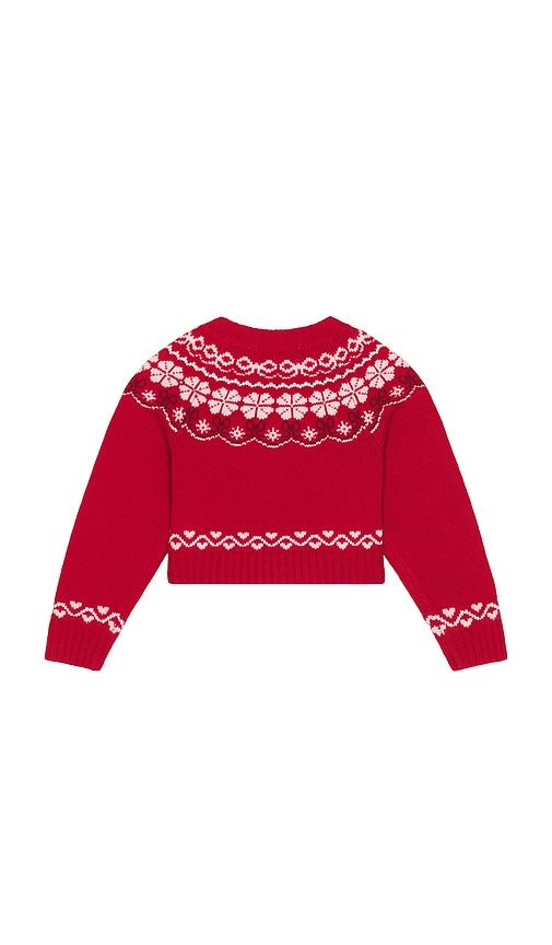 Kids Wrenna Cardigan in Red. - size 5 (also in 6) - LoveShackFancy - Modalova