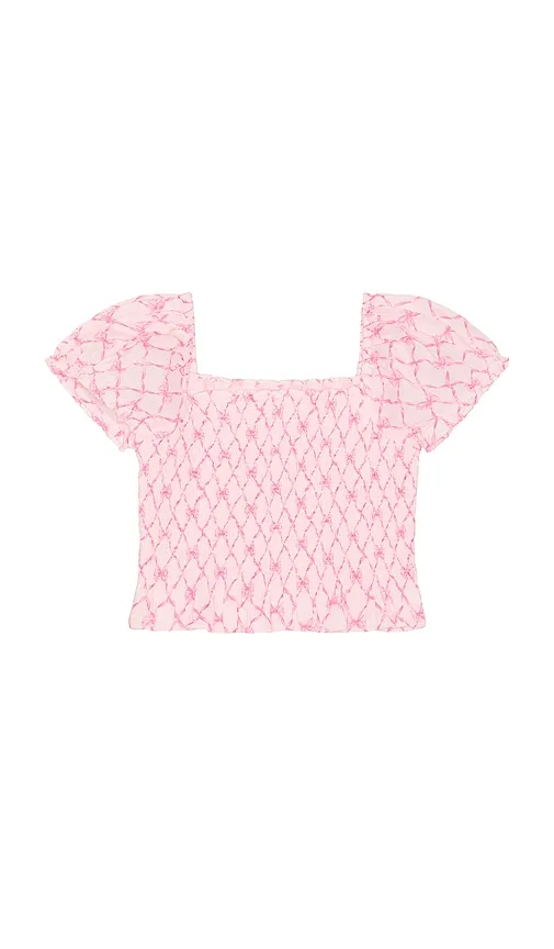 Tween Fabielle Top in Pink. - size 12 (also in 14) - LoveShackFancy - Modalova