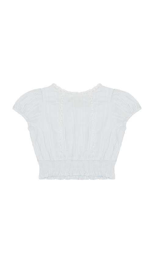 Kids Shoreline Top in Blue. - size 2 (also in 3, 4, 5, 6) - LoveShackFancy - Modalova