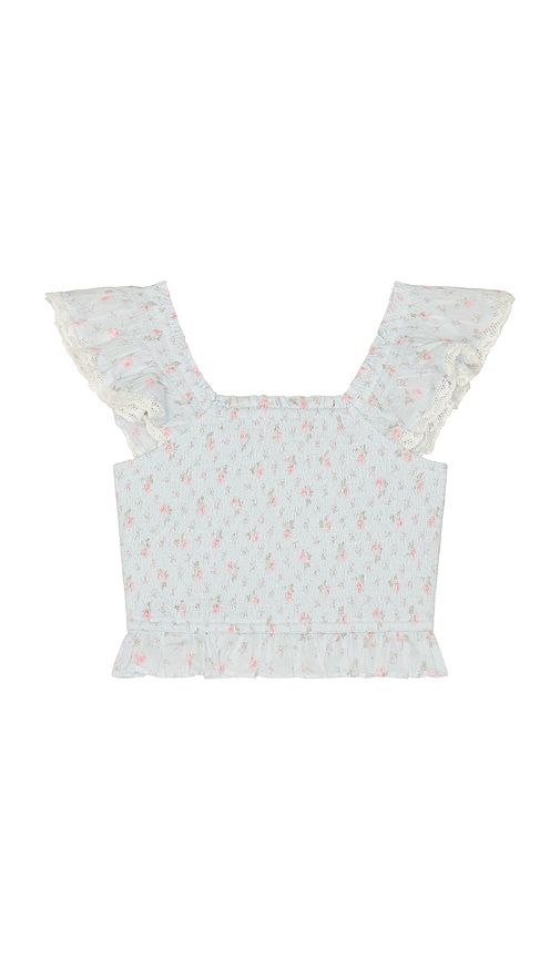 Tween Jeanna Top in Blue. - size 10 (also in 12, 7, 8, 9) - LoveShackFancy - Modalova