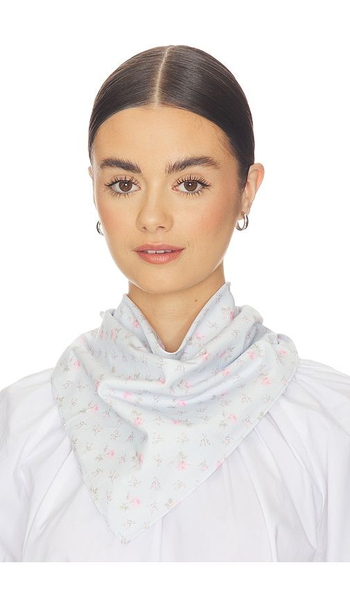 Clem Head Scarf in Baby Blue - LoveShackFancy - Modalova