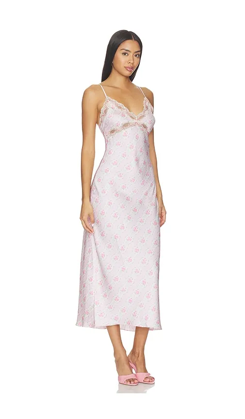 Idris Dress in Pink. - size L (also in M, S, XL, XS) - LoveShackFancy - Modalova