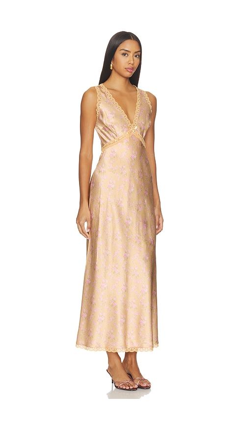 Nirelle Dress in Peach. - size 0 (also in 10, 2, 4, 6, 8) - LoveShackFancy - Modalova