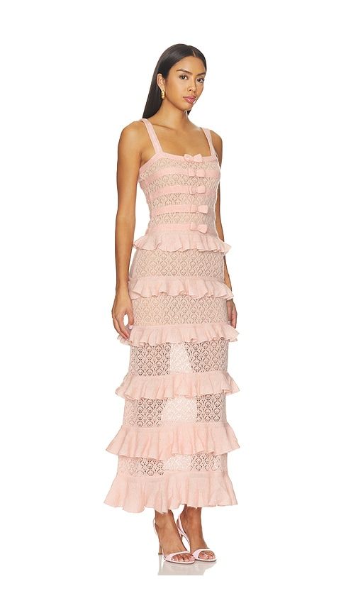 Hannelore Dress in Rose. - size L (also in M, S, XS) - LoveShackFancy - Modalova