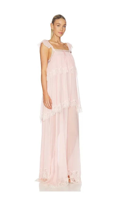 Maralee Dress in Pink. - size L (also in M, S, XS) - LoveShackFancy - Modalova