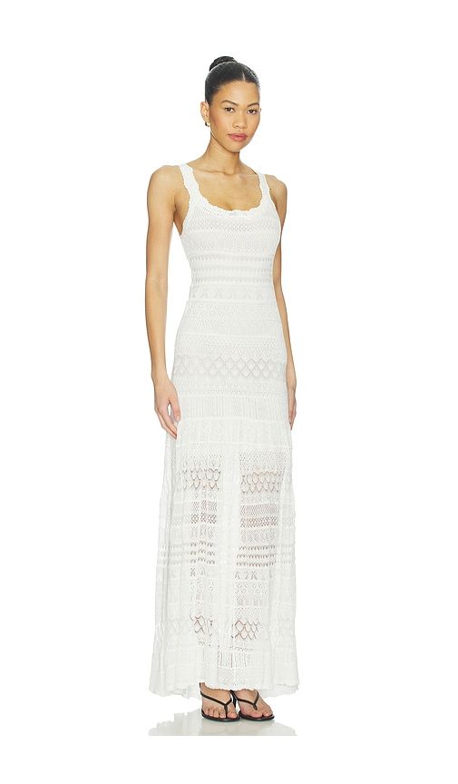 Solenne Dress in White. - size L (also in XL, XS) - LoveShackFancy - Modalova