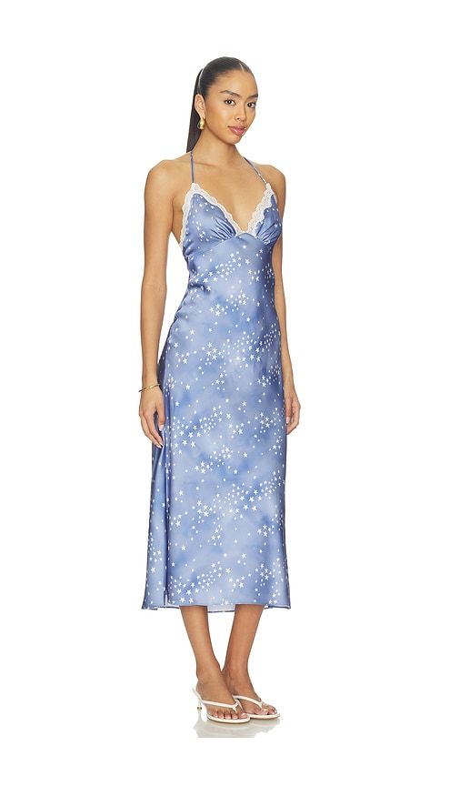 Evania Dress in Blue. - size L (also in M, S, XS) - LoveShackFancy - Modalova