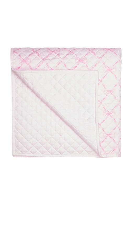 Sweetheart Quilt Throw Full/queen in Pink - LoveShackFancy - Modalova