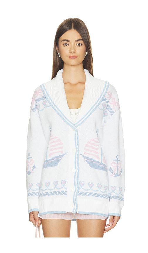 Aribella Cardigan in White. - size M (also in S, XS) - LoveShackFancy - Modalova