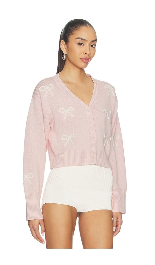 Francette Cardigan Top in Pink. - size S (also in XL, XS) - LoveShackFancy - Modalova