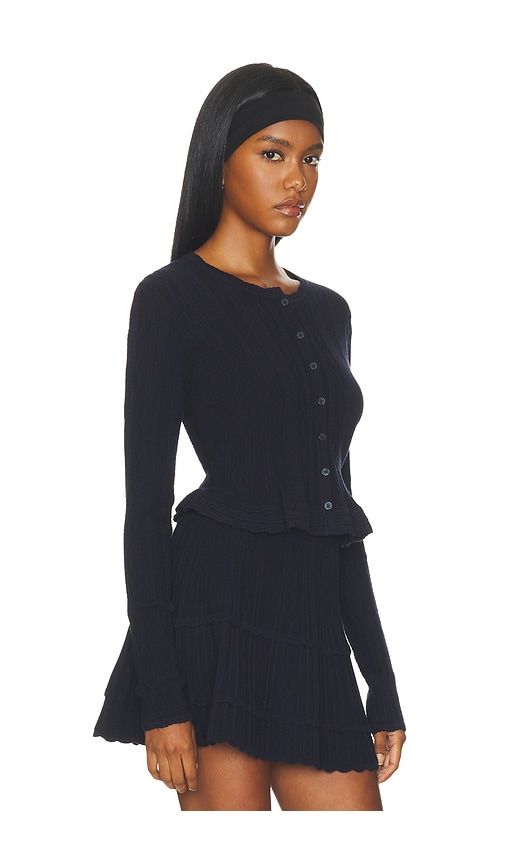 Orly Cardigan in Navy. - size L (also in M, S, XS, XXS) - LoveShackFancy - Modalova