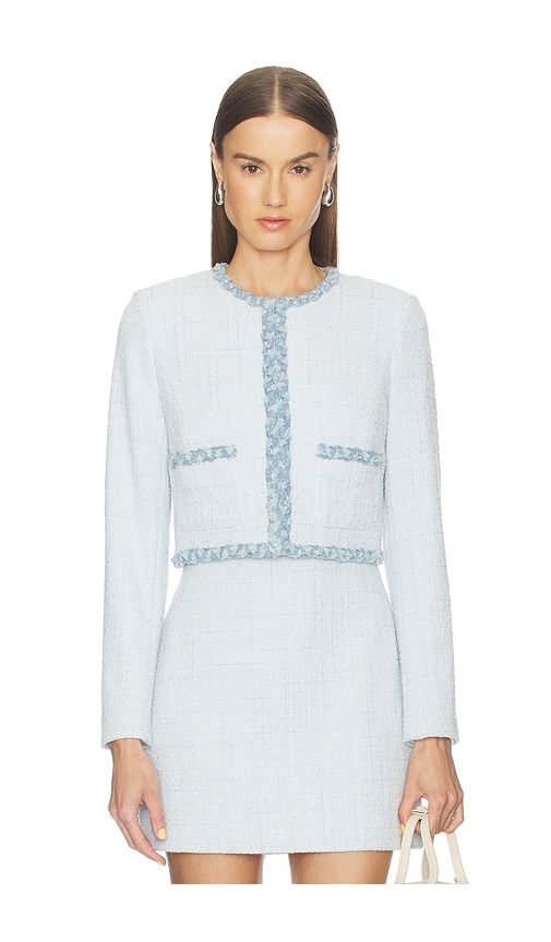 Azula Jacket in Baby Blue. - size 10 (also in 12, 2, 8) - LoveShackFancy - Modalova