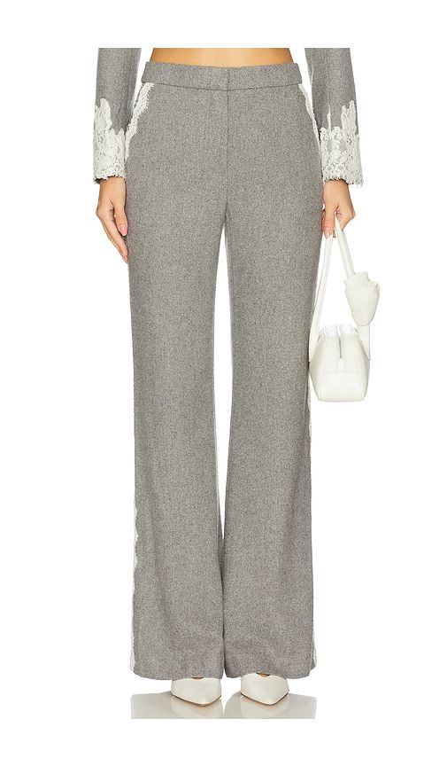 Oriaith Pant in Grey. - size 12 (also in 4) - LoveShackFancy - Modalova