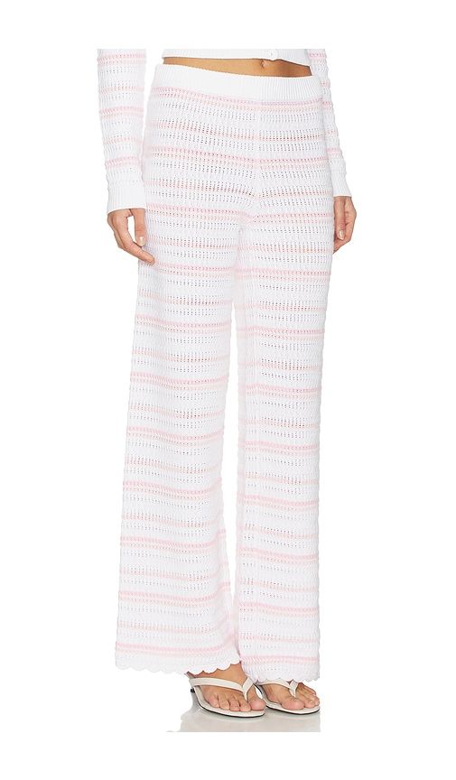 Clarabeth Pants in Pink,White. - size L (also in M, S, XL, XS, XXS) - LoveShackFancy - Modalova