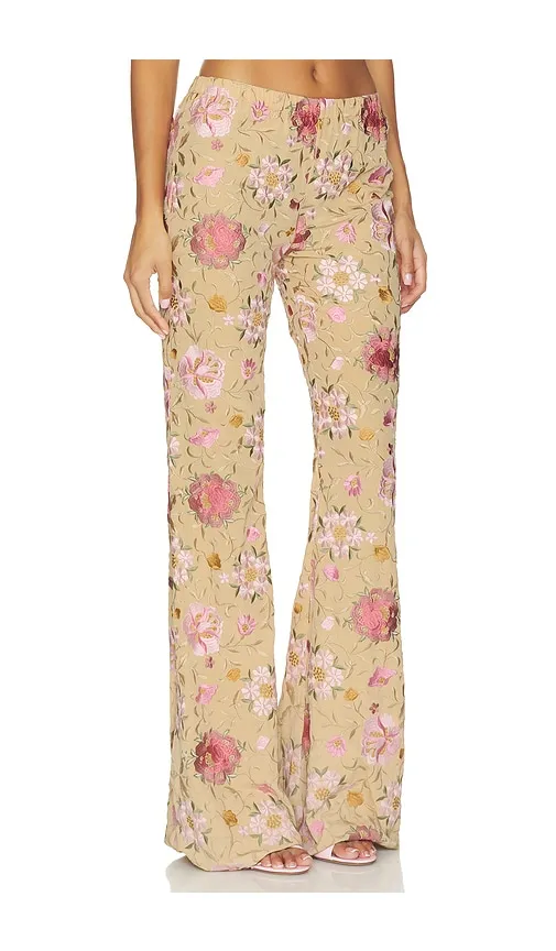 Janae Pant in Yellow. - size L (also in M, S, XS) - LoveShackFancy - Modalova