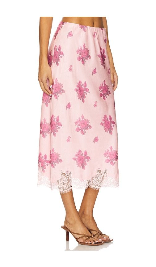 Malina Skirt in Pink. - size S (also in XL) - LoveShackFancy - Modalova