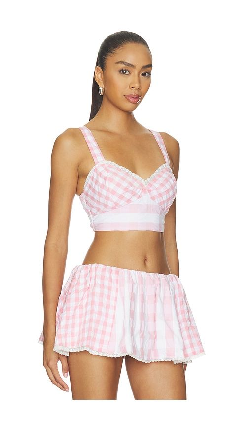 Ricky Top in Pink. - size L (also in M, S, XL, XS, XXS) - LoveShackFancy - Modalova