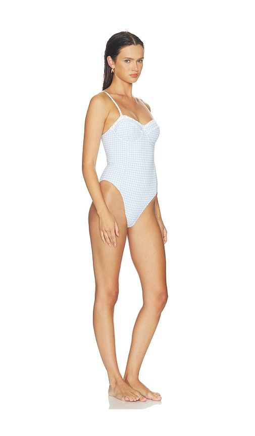 Olivienne Swimsuit in Blue. - size L (also in M, S, XS, XXS) - LoveShackFancy - Modalova