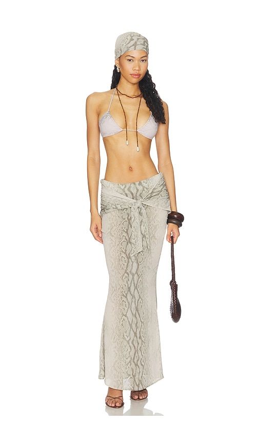 The Echo Head Scarf in Taupe - lovewave - Modalova