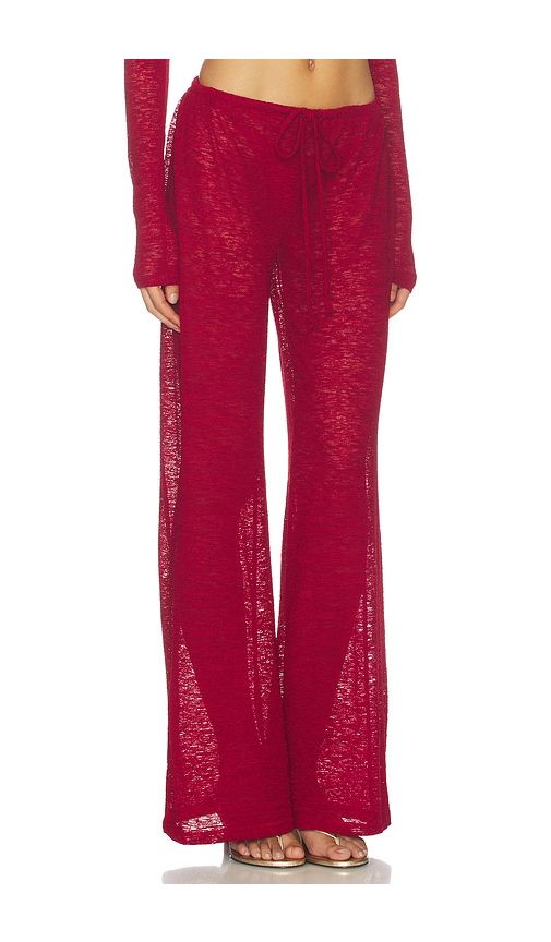 The Kimchi Pant in Burgundy. - size M (also in S, XS) - lovewave - Modalova