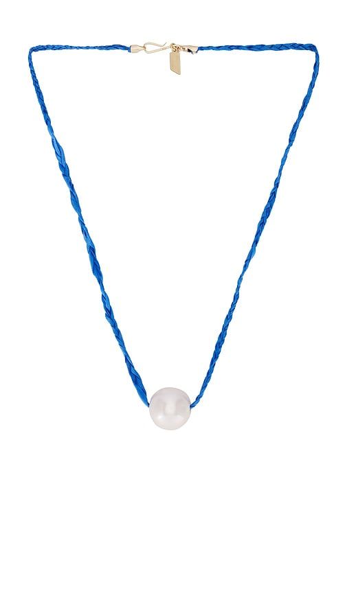 Uno Pearl On Silk Necklace in - Loren Stewart - Modalova