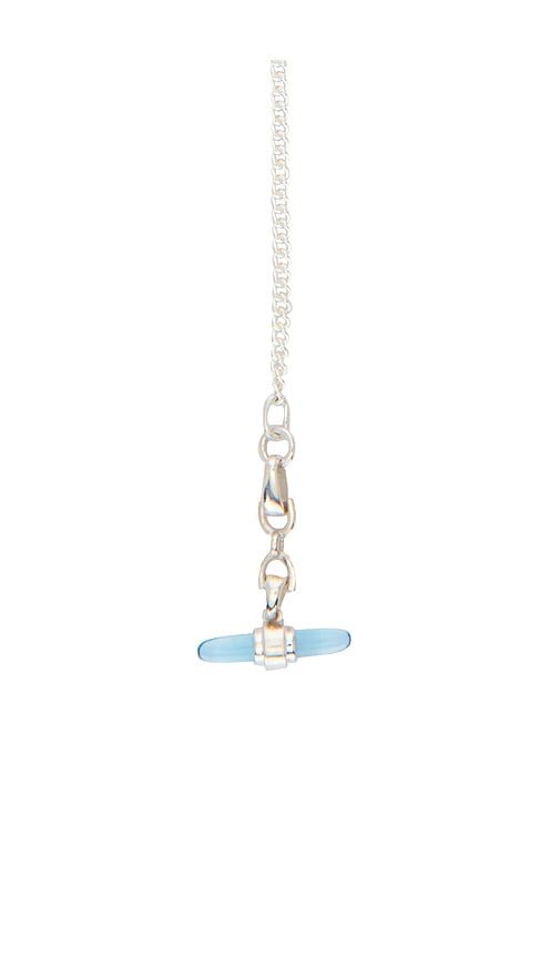 Lunette Barbell Link Necklace in Metallic Silver - Loren Stewart - Modalova