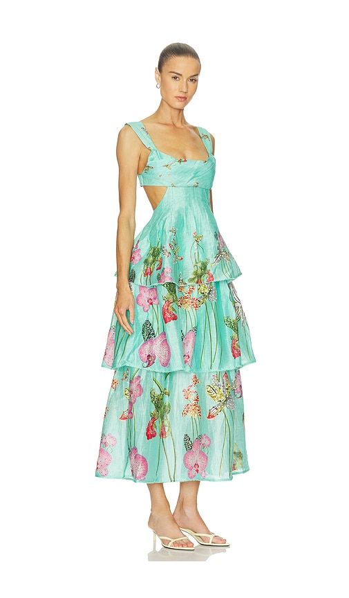 Dress in Teal. - size M (also in S) - LA FUORI - Modalova