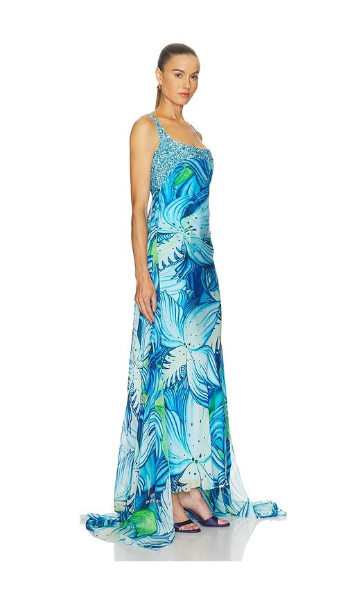 Floral Pixie Trail Dress in . - size M (also in S, XS) - LA FUORI - Modalova