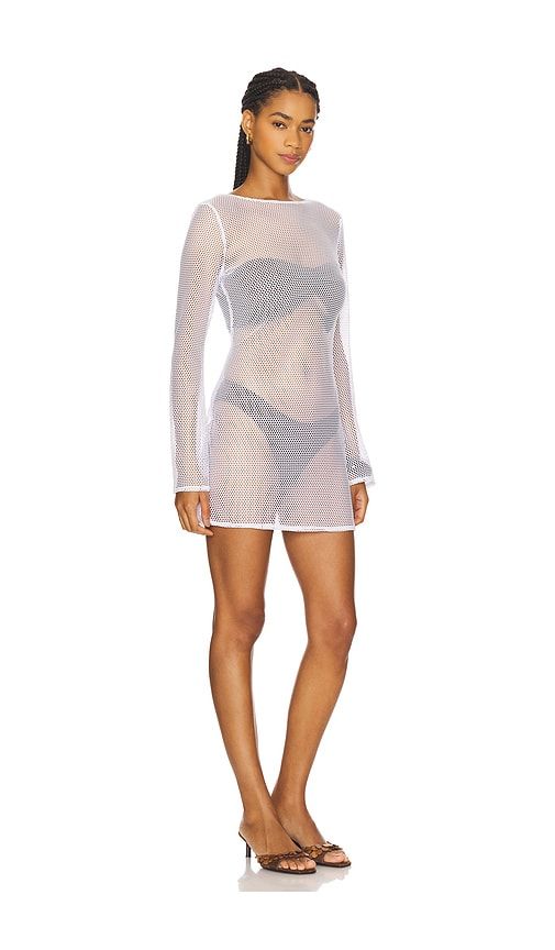 X REVOLVE Malibu Mini Dress in White. - size L (also in M, S, XS, XXS) - LIONESS - Modalova