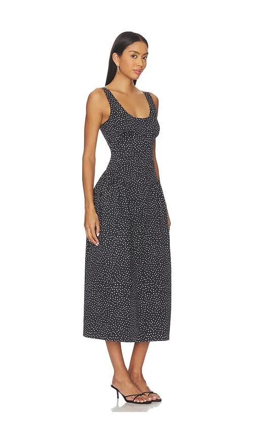 Luna Rosa Maxi Dress in Black. - size M (also in S, XS, XXS) - LIONESS - Modalova