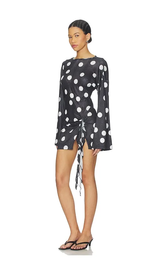 Cosmic Mini Dress in Black. - size S (also in XS) - LIONESS - Modalova