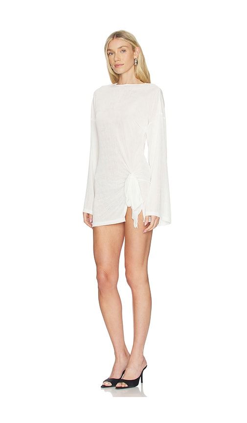 Cosmic Mini Dress in White. - size L (also in M, S) - LIONESS - Modalova