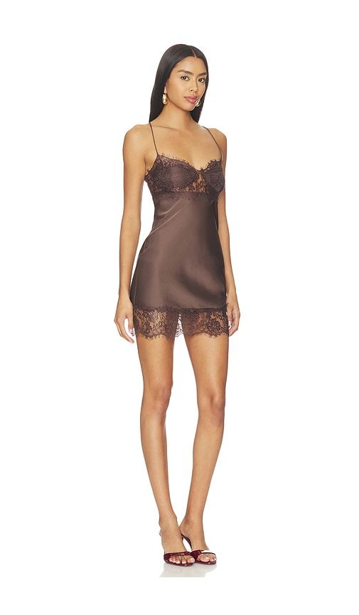 Angelic Mini Dress in Brown. - size L (also in XL, XXL) - LIONESS - Modalova